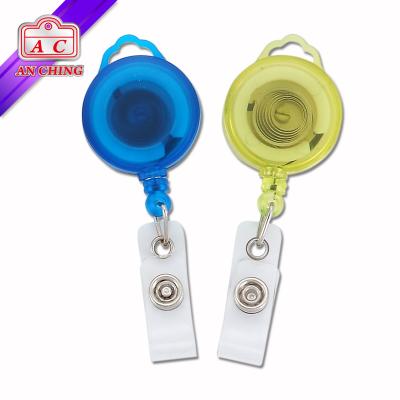 China Lanyard Transparent Retractable Badge Reel for lanyard for sale