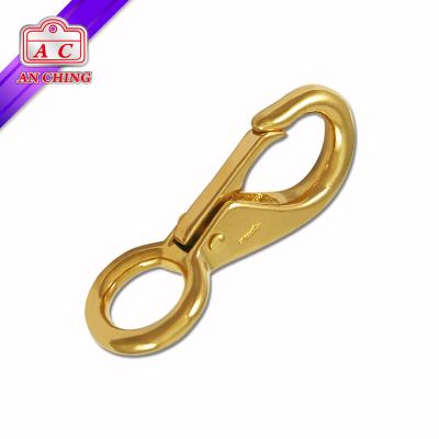 China Boat Rotating Spring All Metal Solid Brass Boat Hook for sale