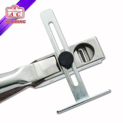 China With adjustable guide the slot punch hole hand color slot position size 12.5 x 3 sliver precise millimeter for sale