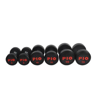 China Wholesale Unisex Gym Universal 2.5kg-50kg Rubber + Cast Iron Dumbbells for sale