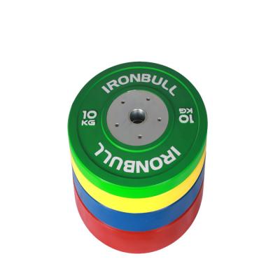 China Easy to grab olympv weight plates colorful barbell kilogram for sale