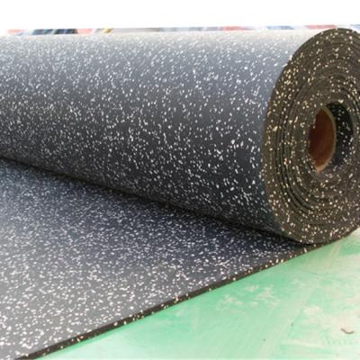 China Good Performance Non Toxic Damping Rubber Gym Mat Rubber Fitness Rubber Flooring Mat for sale