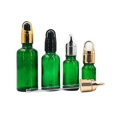 China Personal Care Serum Pump Dropper Bottle 30ml Glass Cosmetic Glass Bottle With Dropper for sale