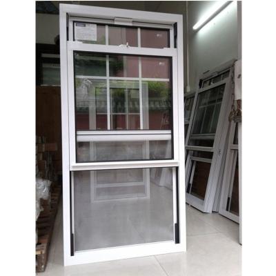 China Screen factory supply American folding style aluminum alloy single hung windows, double hung windows, vertical sliding windows, for sale