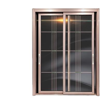 China Heat Insulation Customized Australian Standard AS2047 Aluminum Alloy Glass Sliding French Doors for sale