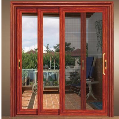 China Heat Insulation Foshan Factory Supply AS2047 Standard Australian Style Aluminum Home Door for sale