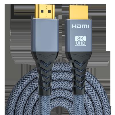 China 8K Data Transmission View 8K HDMI Cable 48Gbps 8K/60Hz Gold Plated 4K/120Hz Good For PS5 Ultra HD 2.1HDMI Cable 1.8M for sale