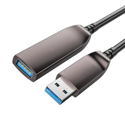 China Long AOC USB3.0 Cable Factory Price Extension Male to Female OEM Zinc Alloy Shell Cable Fiber Optic USB3.0 Extension Cable for sale