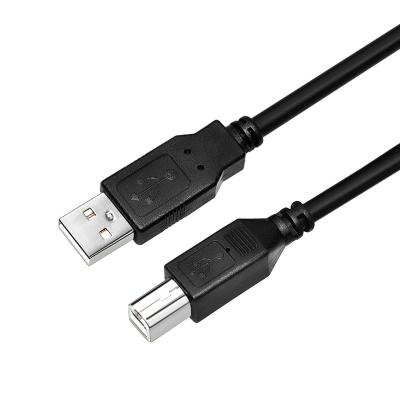 China High Quality Cheap Black USB 2.0 Printer Cable Type A Male To Type B Male USB 2.0 Cable For Printer for sale