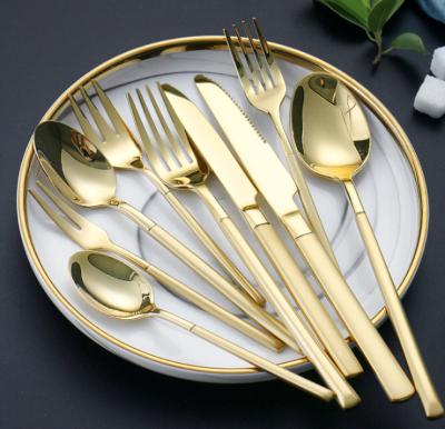 China China Supplier Stainless Steel Tableware/Gold Cutlery Set/Flatware/Kitchen Household for sale