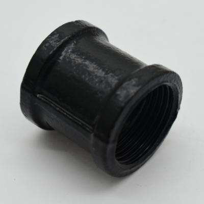 China Industrial Style Trade Assurance Supplier Black Iron Coupling Used In Industrial Pipe Table Shelving for sale