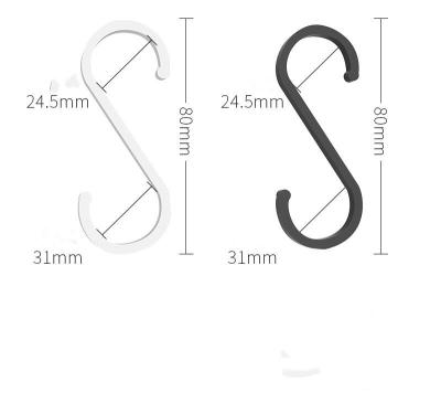 China Modern Amazon Hot Sale Kitchen Household S Shape Hangers Hook For Clothes for sale