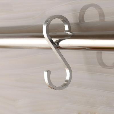 China Modern High Quality Universal Space Hook Kitchen Aluminum Bathroom S Shape Hanger Hooks for sale