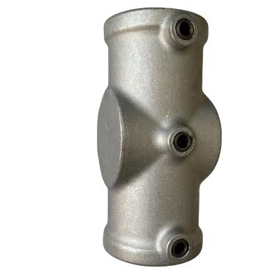 China Safety railings; line-by-line scrolling; High Quality 3/4 1 Inch Long Tee Aluminum Head Flange Pipe Fittings for sale