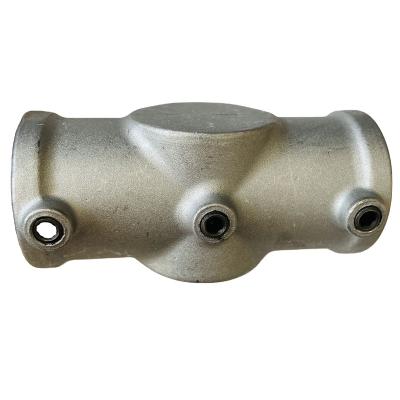 China Safety railings; line-by-line scrolling; fencing 1 inch aluminum head pipe flange fittings long stitch flange fittings for sale