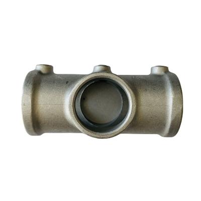 China Safety railings; line-by-line scrolling; fencing aluminum pipe fittings 4 way equal cross tee silver aluminum pipe fittings for sale