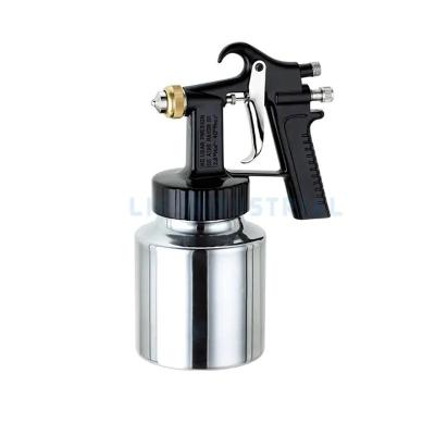 China Paint Spray Gun MGQ300 1.3MM Nozzle 1000ML Suction Feed Cup Aluminum Low Pressure Air Spray Gun for sale