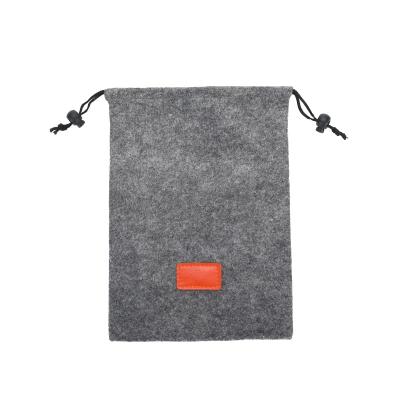 China Viable Felt Bag Promotional Large Capacity Explosion Drawstring Bag Travel Convenient Storage Tote Bag for sale