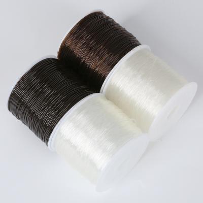 China Jewelry Preparing 0.5mm 100meters Transparent Crystal Polyurethane Elastic Thread for sale