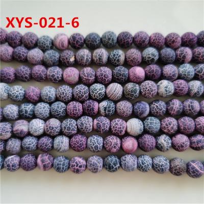 China DIY Jewelry Making 10mm Cracked Dream Crab Fire Agate Beads For Jewelry Making for sale