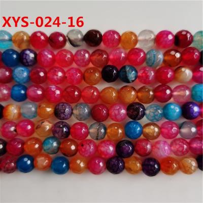 China DIY Jewelry Making 10mm Faceted Round Gemstone Agate Beads For Jewelry Making for sale