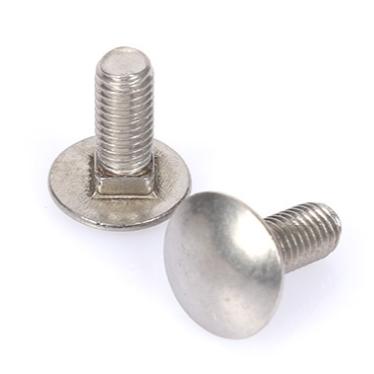 China Din603 M6 M8 M10 M12 Customization Stainless Steel Bolt and Nut Carriage Bolt Screw Ground Fasteners for sale