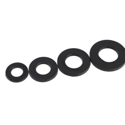 China Factory Wholesale Price Good Quality M1.6-M48 Din125 Carbon Steel Flat Gasket Flat Gasket Black for sale