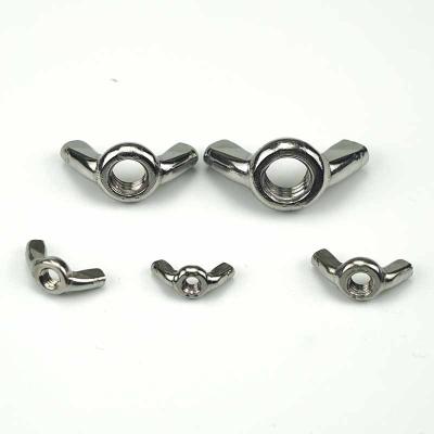 China General industry factory wholesales wing nut nuts ss304/316 stainless steel nuts DIN315 M3 full range of sizes for sale