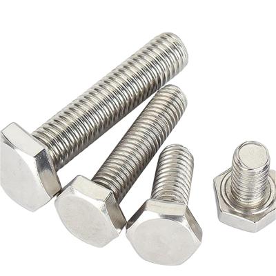 China Stainless Steel All Sizes Are Sold At Low Prices Din 933 M8 20mm Stainless Steel Hex Bolt for sale