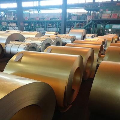 China Golden color galvanized fingerprint resistant steel sheets,galvalume coil with best price for sale