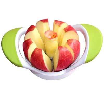 China Amazon Hot Selling Stainless Steel Apple Cutter Cleaver Apple Slicer Viable Fruit Cutter Fruit Slicer With Soft Handle For Sale for sale