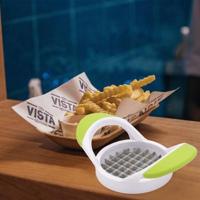 China Multi Viable French Fries Cutter Square Device Stainless Steel Potato Cutter Purpose Potato Slicer Sharp For Restaurant Home Kitchen for sale