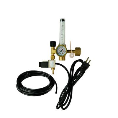 China Brass New Greenhouse Listing Plant Growth With Solenoid For CO2 Pesure Regulator for sale