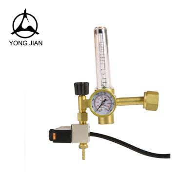 China Brass GARDEN GAS SUPPLY HYDROPONIC GREEN SYSTEM WITH SOLENOID CO2 REGULATOR for sale