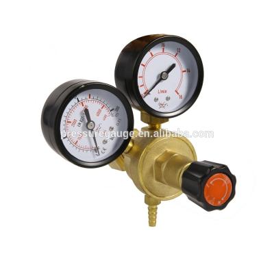 China Good Stable Selling Brass CO2 OXYGEN Regulator With Gauge Gas Pressure Regulator for sale