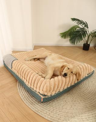 China Removable Cover Luxury Pet Furniture For Large Dogs Multiple Sizes Bed Soft Comfortable Plush For Year Round Use Pet Sleep Bed Sofa for sale