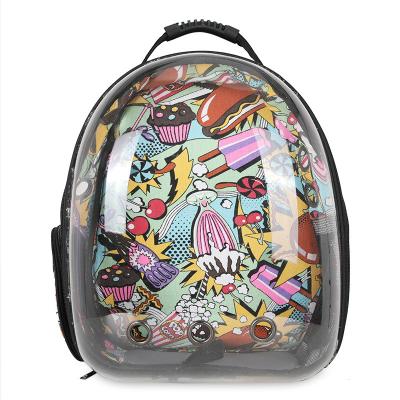 China 2022 Viable New Pet Backpack Outside Various Models Pet Bag Portable Transparent Cat Breathable Backpack Pet Carrier Bag for sale