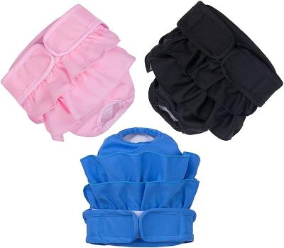 China Viable Physiological Washable Female Dog Diapers Pet Menstrual Pants Small and Medium Dogs Pet Dog Shorts Pet Female Skirt for sale