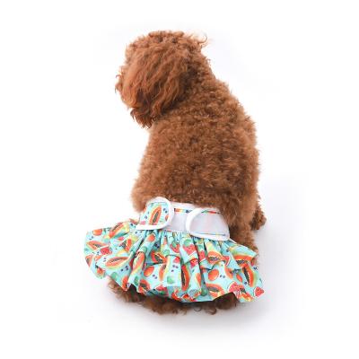 China Customized Washable Wholesale Washable Female Dog Diaper Menstrual Pants Small And Medium Dog Hygiene Shorts Pet Skirts for sale