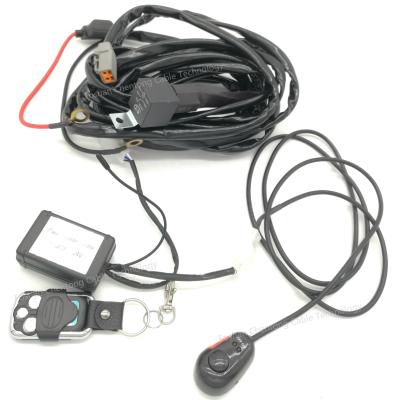 China Automobile Foshan Professional Car LED Remote Control Flash Light Bar Use Automotive Wire Harness for sale