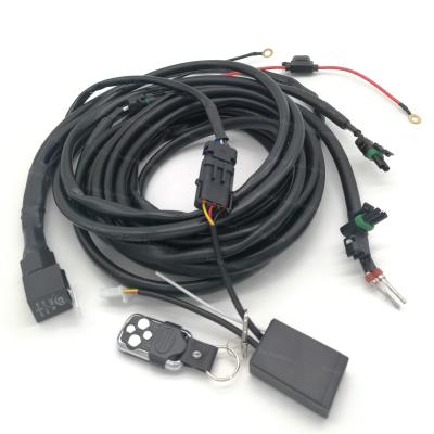 China Automobile New Arrival Remote Control Auto Amp Connector LED Light Wiring Harness for sale