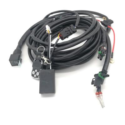 China Automobile Good Quality Amp Connector Car LED Light Head Lamp Remote Control Wiring Harness for sale