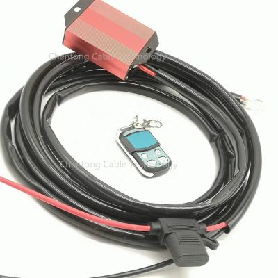 China Automobile LED Flash Lights Auto Remote Control Switch Wire Harness for sale