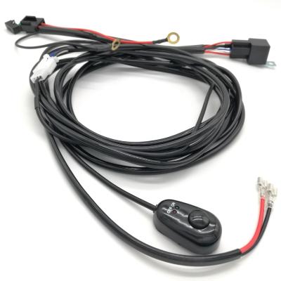 China Automotive One-Stop CT-1116-MSC Car Bus LED Bar Work Light Spotlight Wiring Universal Automobile Wire Harness for sale