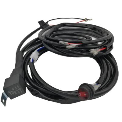 China Automotive Wiring Harness Kit With Connector Waterproof Switch Flexible Auto Use Lights For Mazda for sale