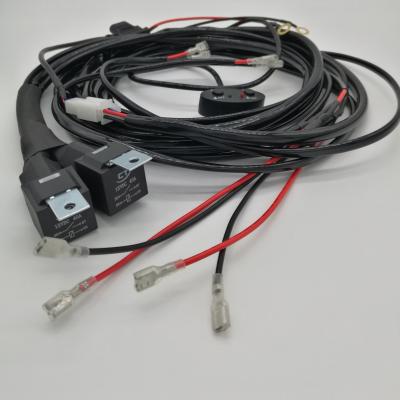 China Automotive Chentong CT-2416-DC Double Control 4 Wire Light Wiring Harness Automotive Leads LED Bar Custom Work For Cat Excavator for sale