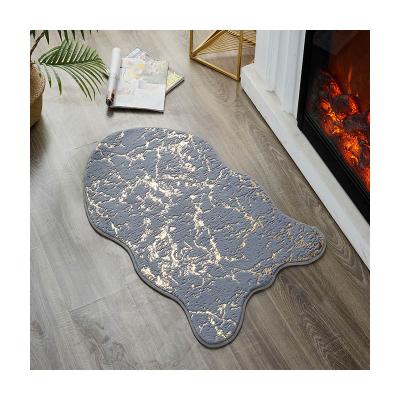 China Hair Mat Living Room Home Decoration Floor Mats Washable Warm Amazon Foil Rabbit And Sheep Rabbit Carpets for sale