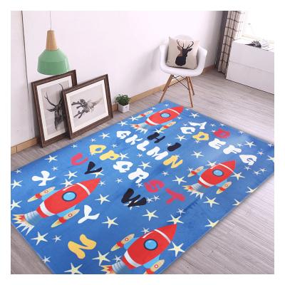 China Washable 3d Printed Kids Children Rugs Blankets Customized Printed Kids Rug Kids Eco-Friendly Mat Baby Rugs Baby Play Playmats for sale