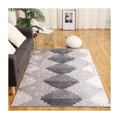 China Custom 3D Transfer Washable Hot Selling Glossy Carpet Suitable For Bedroom Sofa Decorative Carpet for sale