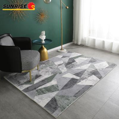 China Digitally Printed Blanket of Popular Washable Rabbit Fur 3D Blanket Printed Design and Upholster Living Room 3D Rugs and Blankets Rug for sale